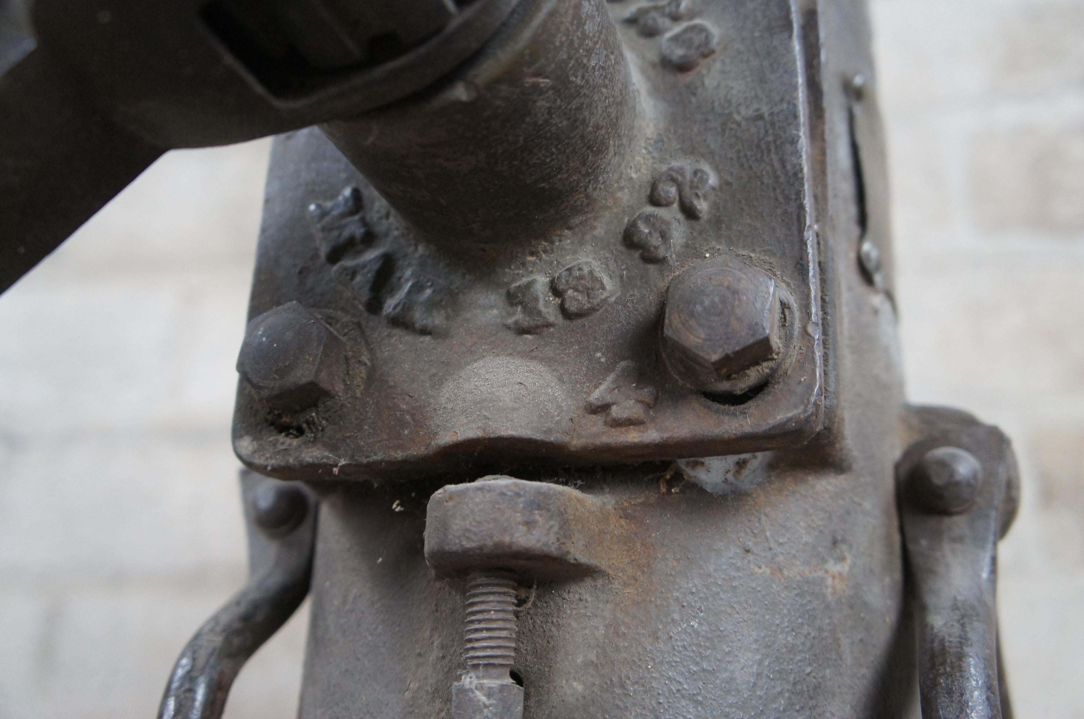Antiquités A.O. Norton 25 Ton Cast Iron Ball Bearing Jack Railroad Heavy Equipment en vente 2