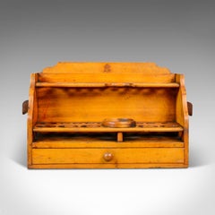 Antique Apothecary Bottle Stand English Air Ministry Stamped, Early 20th Century