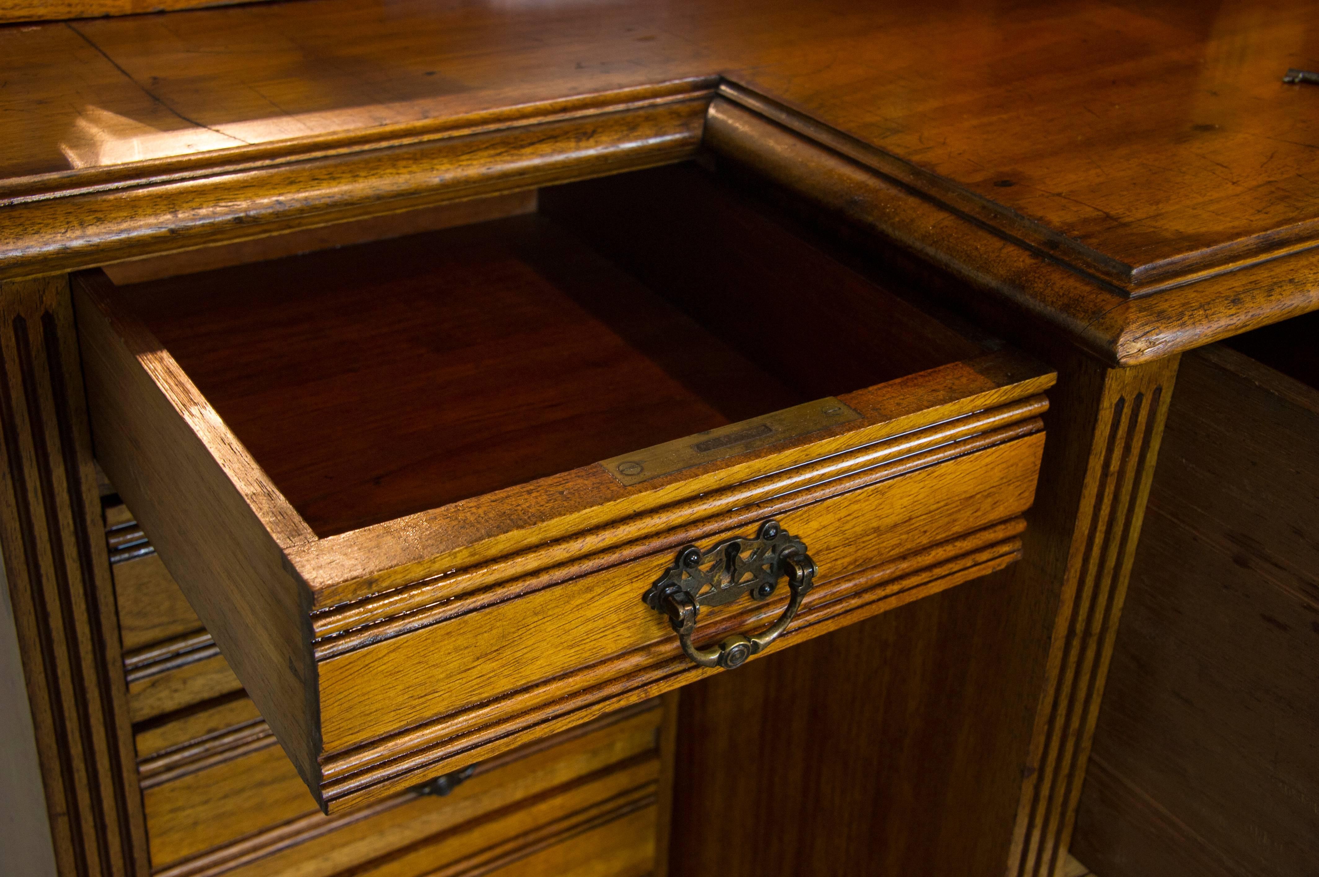 Antique Apothecary Cabinet, Antique Dentist Cabinet, Walnut, 1870, B1061 REDUCED 4