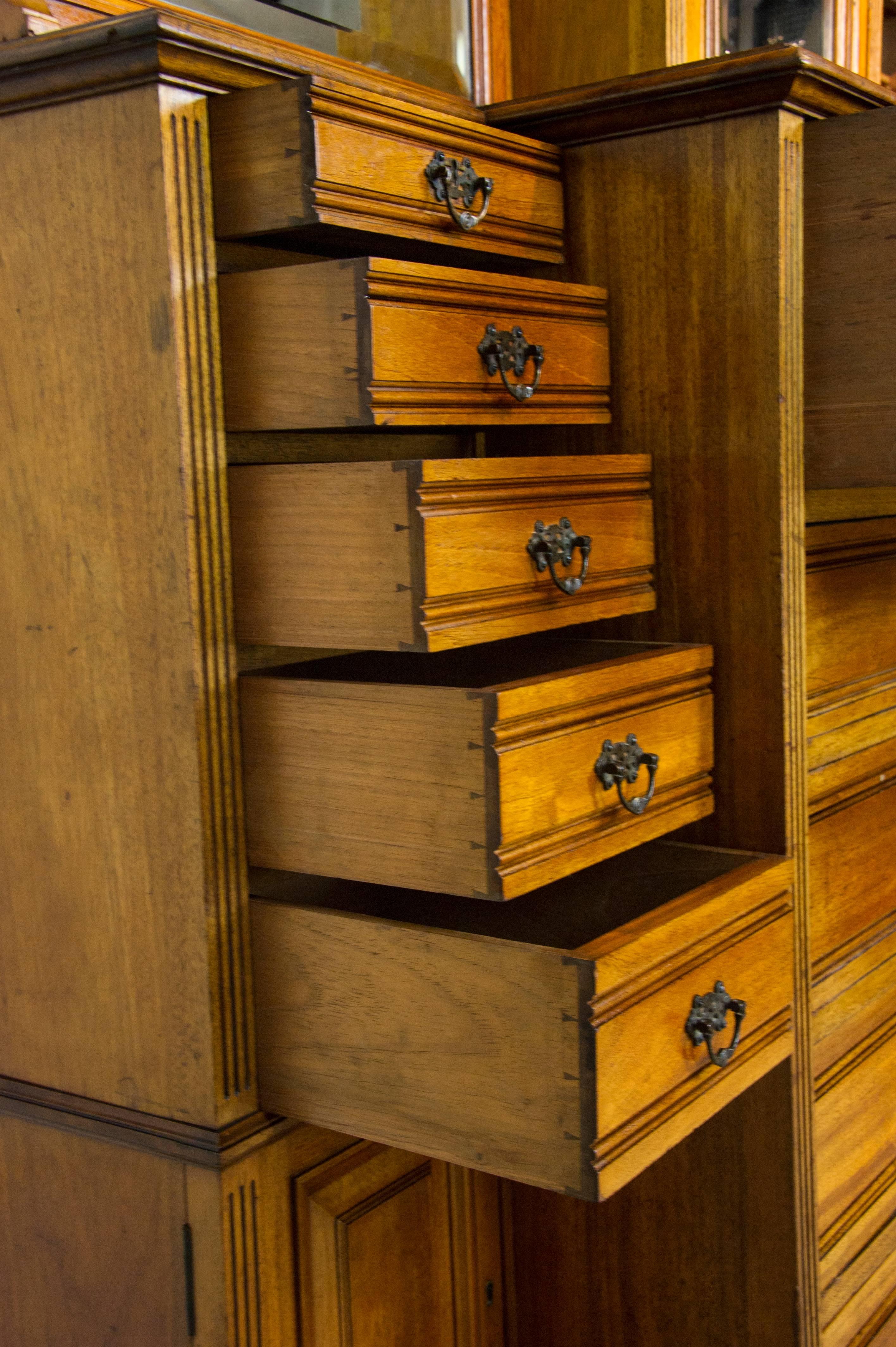 Antique Apothecary Cabinet, Antique Dentist Cabinet, Walnut, 1870, B1061 REDUCED 6