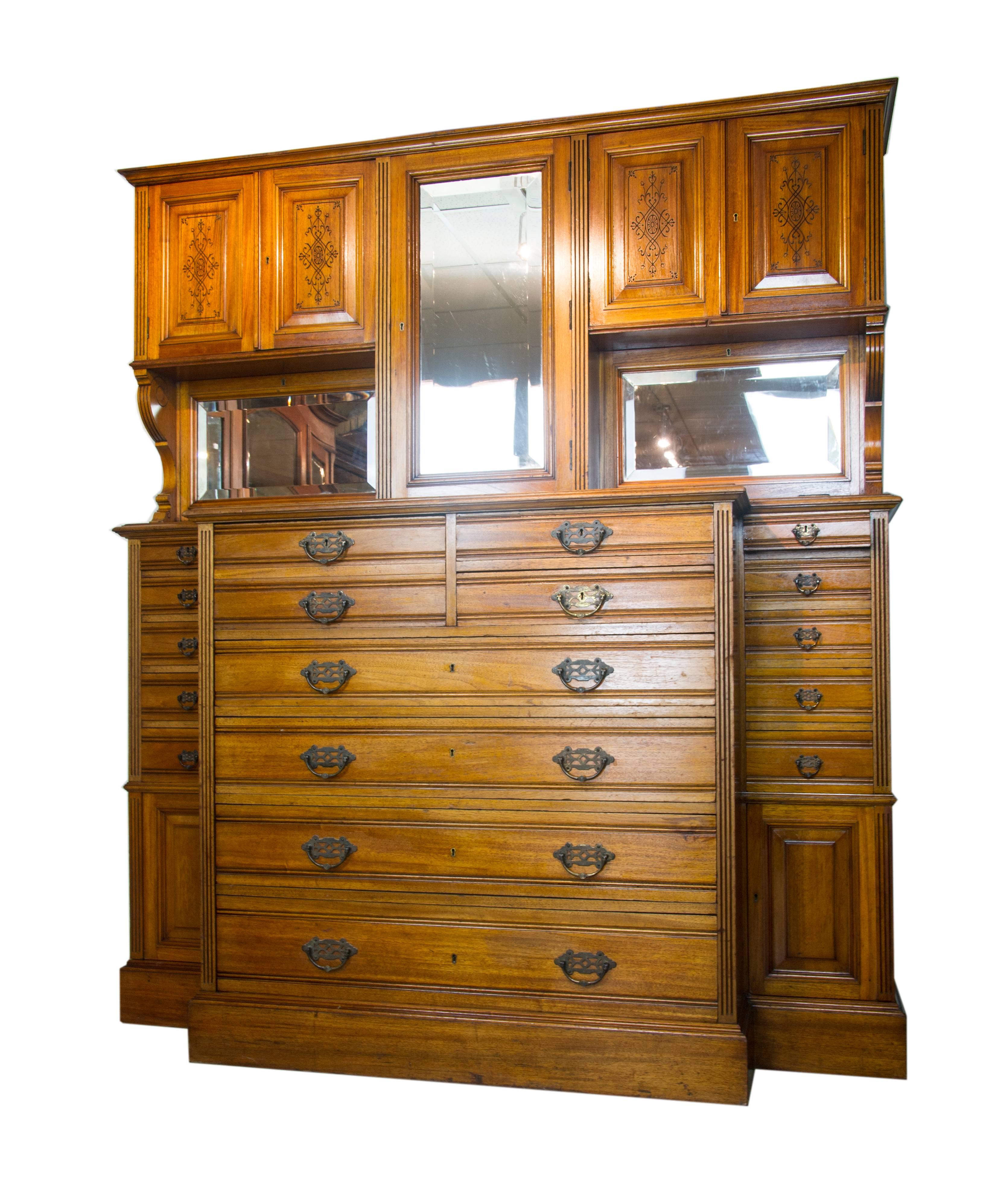 Victorian Antique Apothecary Cabinet, Antique Dentist Cabinet, Walnut, 1870, B1061 REDUCED