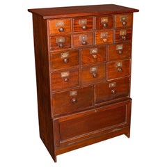 Antique Apothecary Chest of Drawers, English, Chemist’s Shop Cabinet, Victorian
