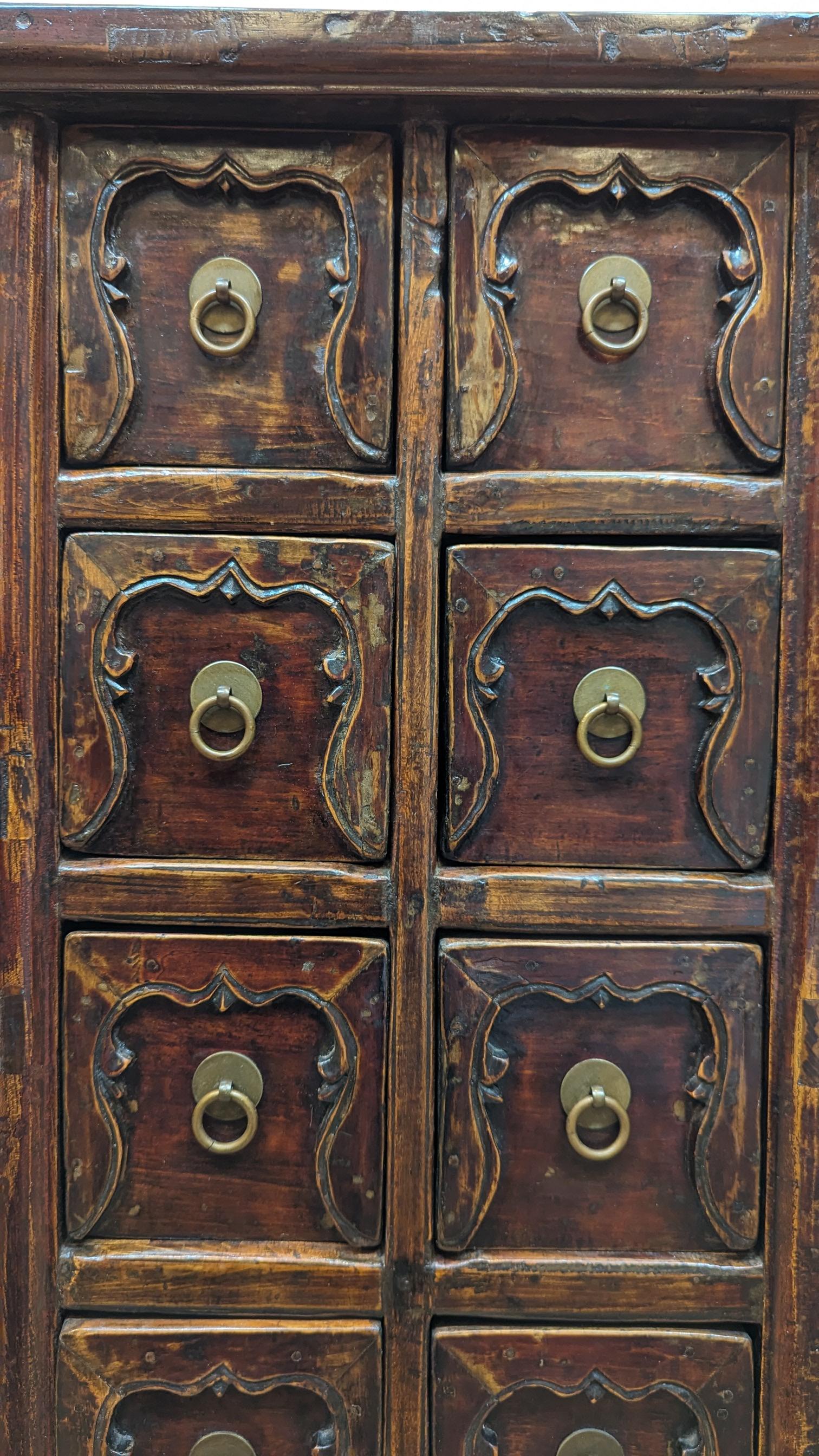 Chinese Antique Apothecary Chest of Drawers For Sale