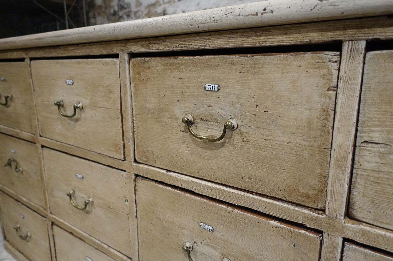 French Antique Apothecary Drawers-France