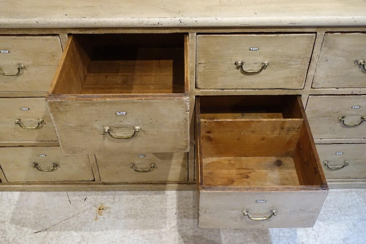 Late 19th Century Antique Apothecary Drawers-France