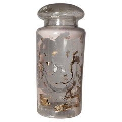 Antique Apothecary jar, chemist jar 