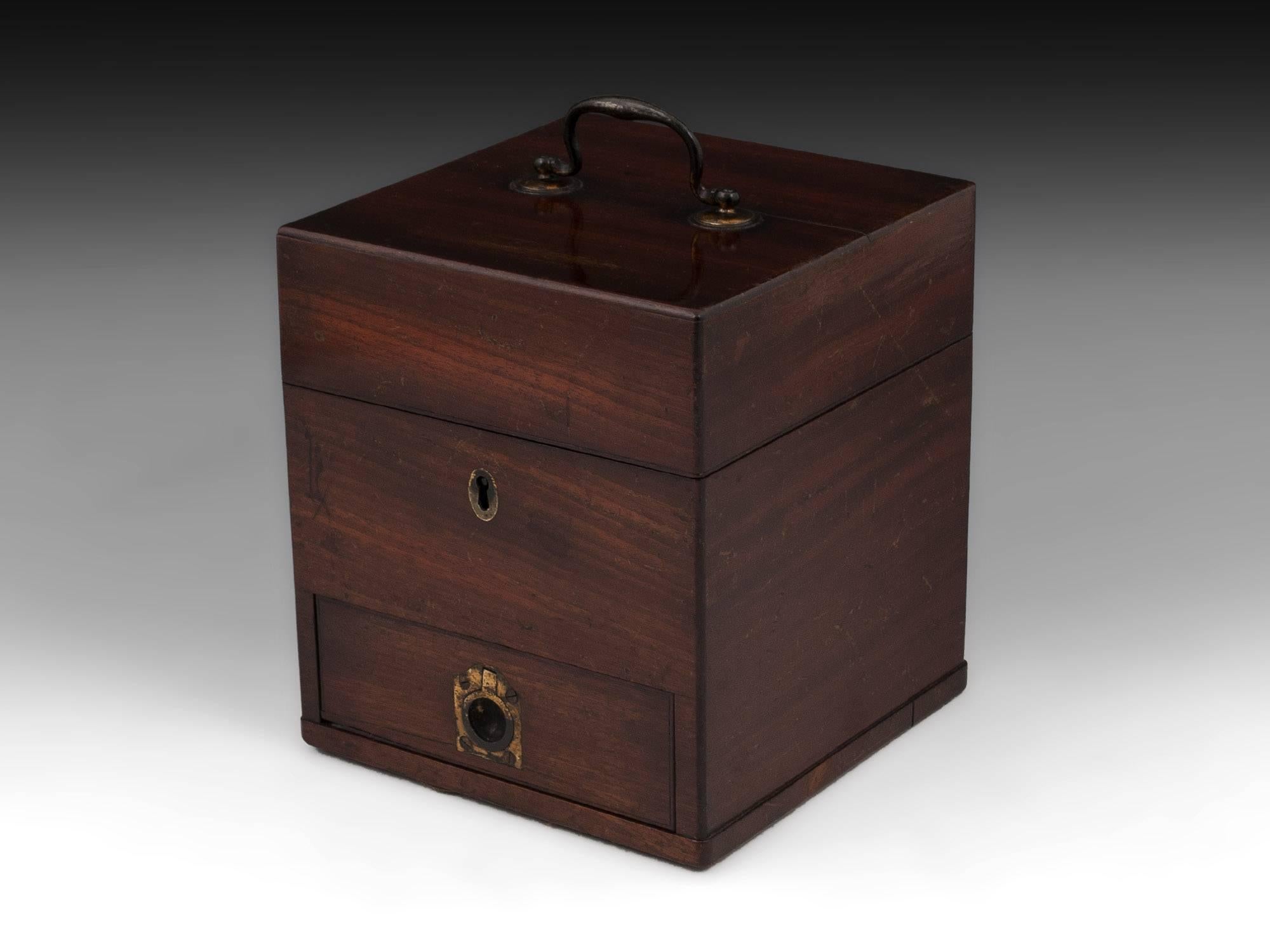 antique apothecary box