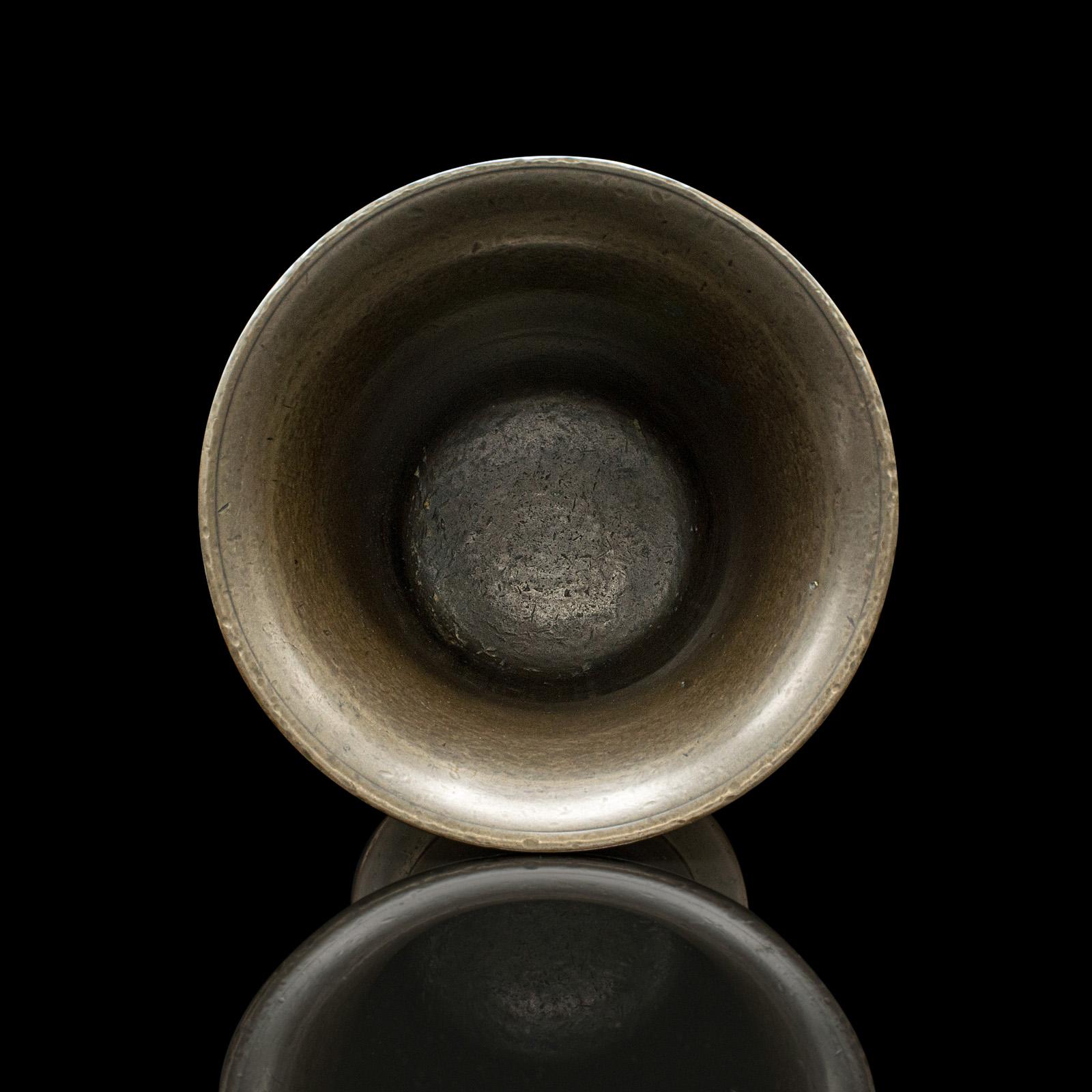 Antique Apothecary Mortar & Pestle, English, Bronze, Chemist Shop Aid, Georgian For Sale 3