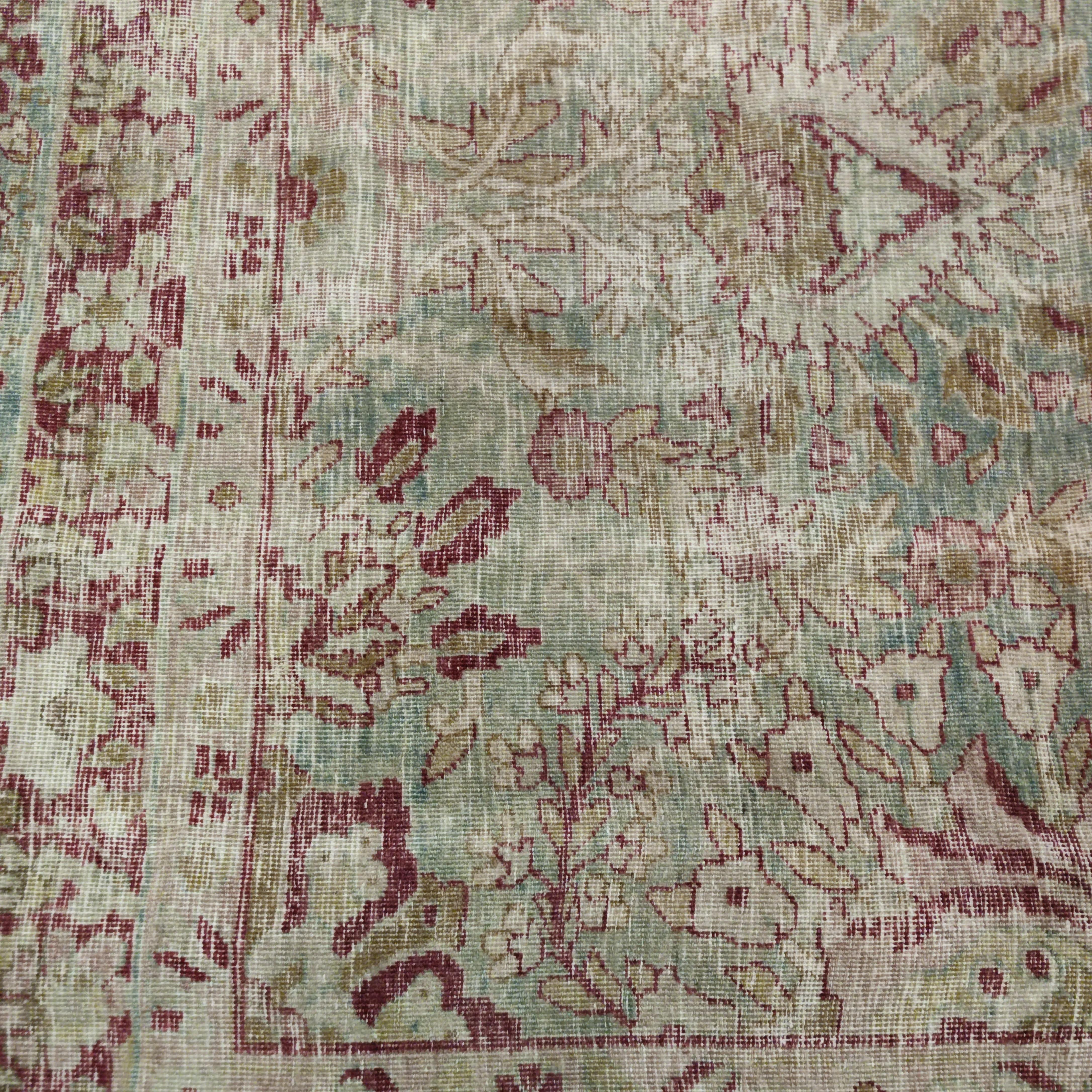 Tappeto Lavar Kirman antico Greene & Greene & Greene Distressed con motivo all-over in vendita 1