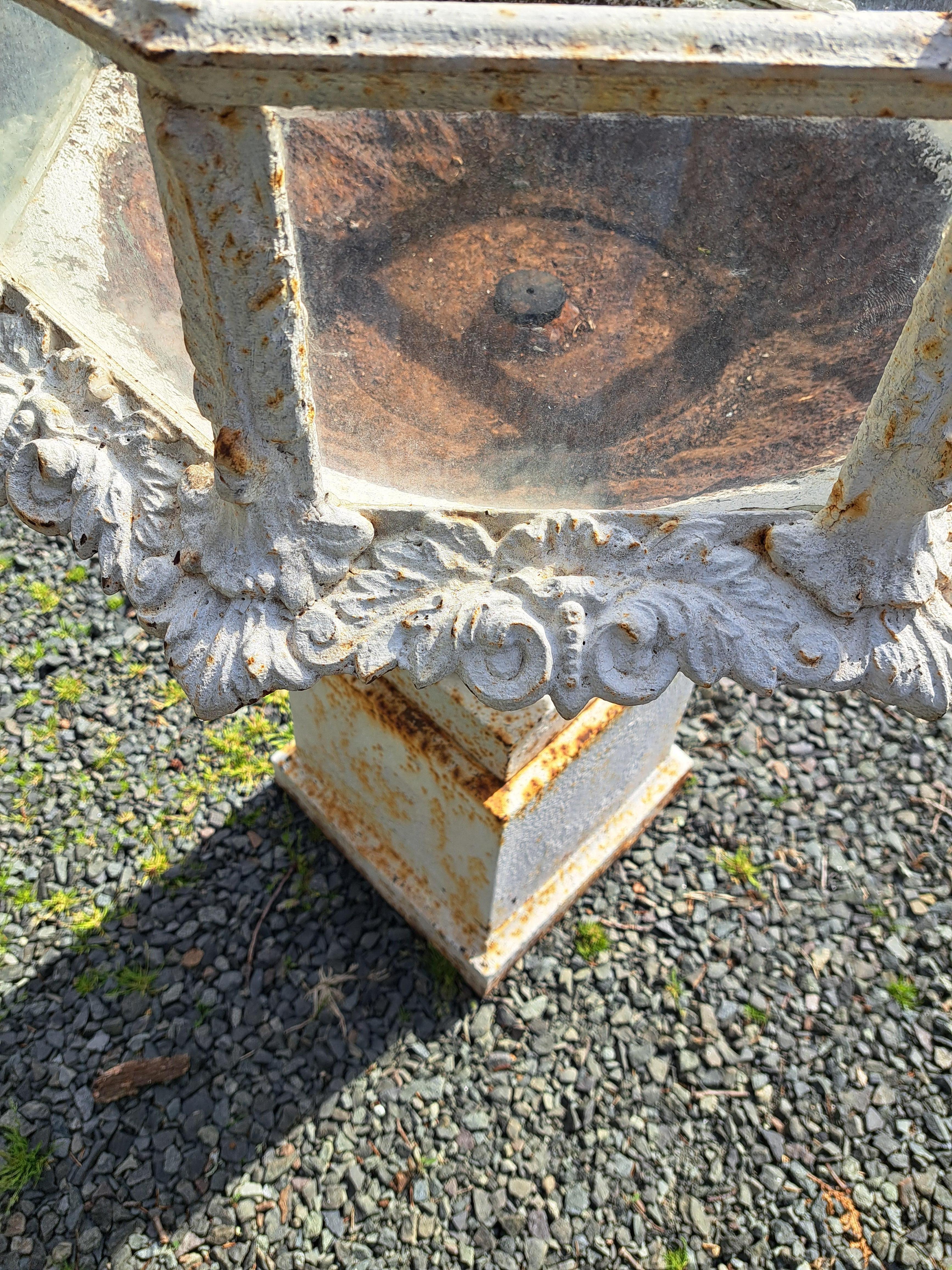 Metal Antique Fountain Aquarium attributed to JL Mott Iron Works Bronx NY circa 1880 For Sale