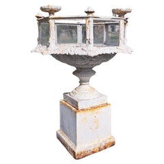 Antique Fountain Aquarium attributed to JL Mott Iron Works Bronx NY circa 1880