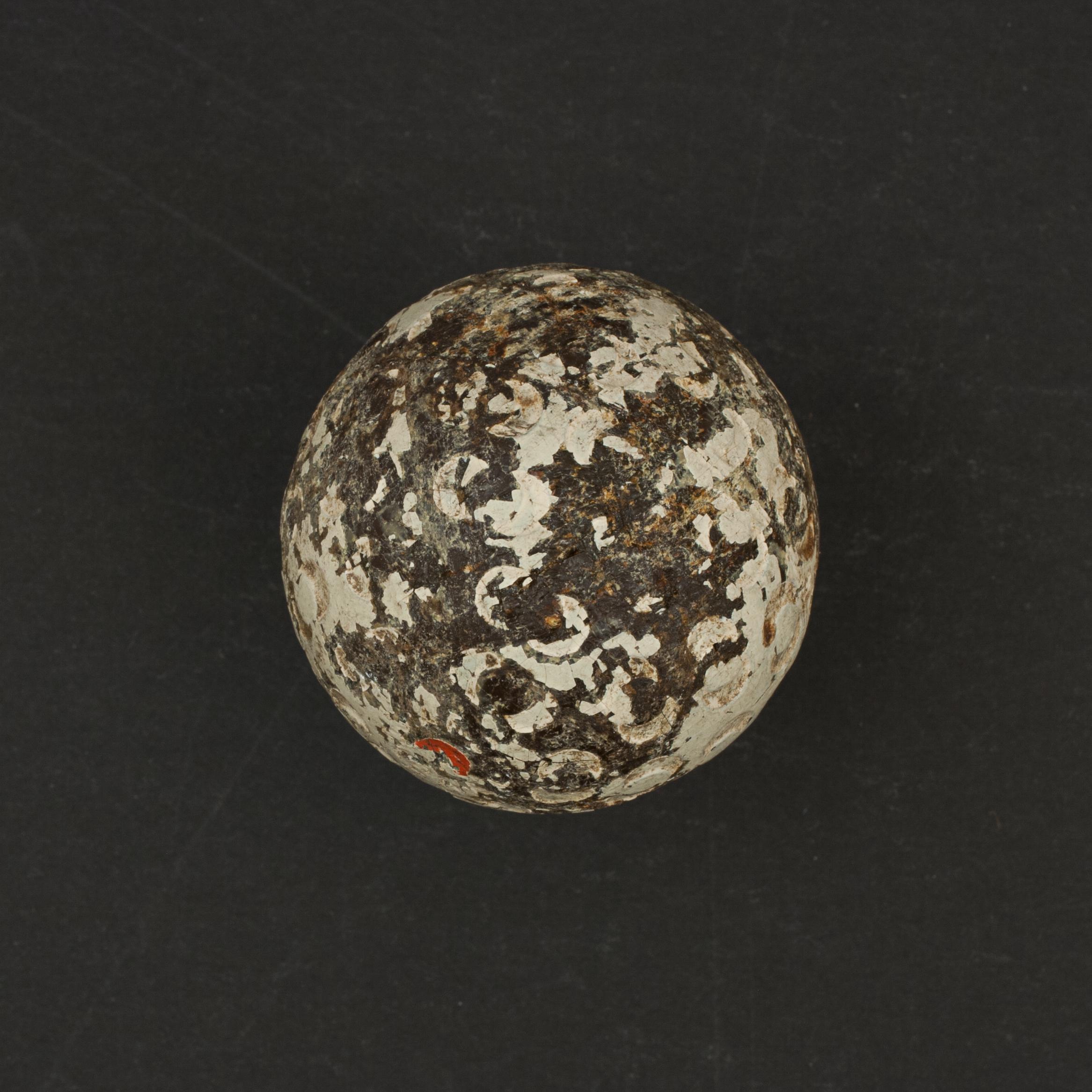 Early 20th Century Antique Arch Colonel Golf Ball For Sale