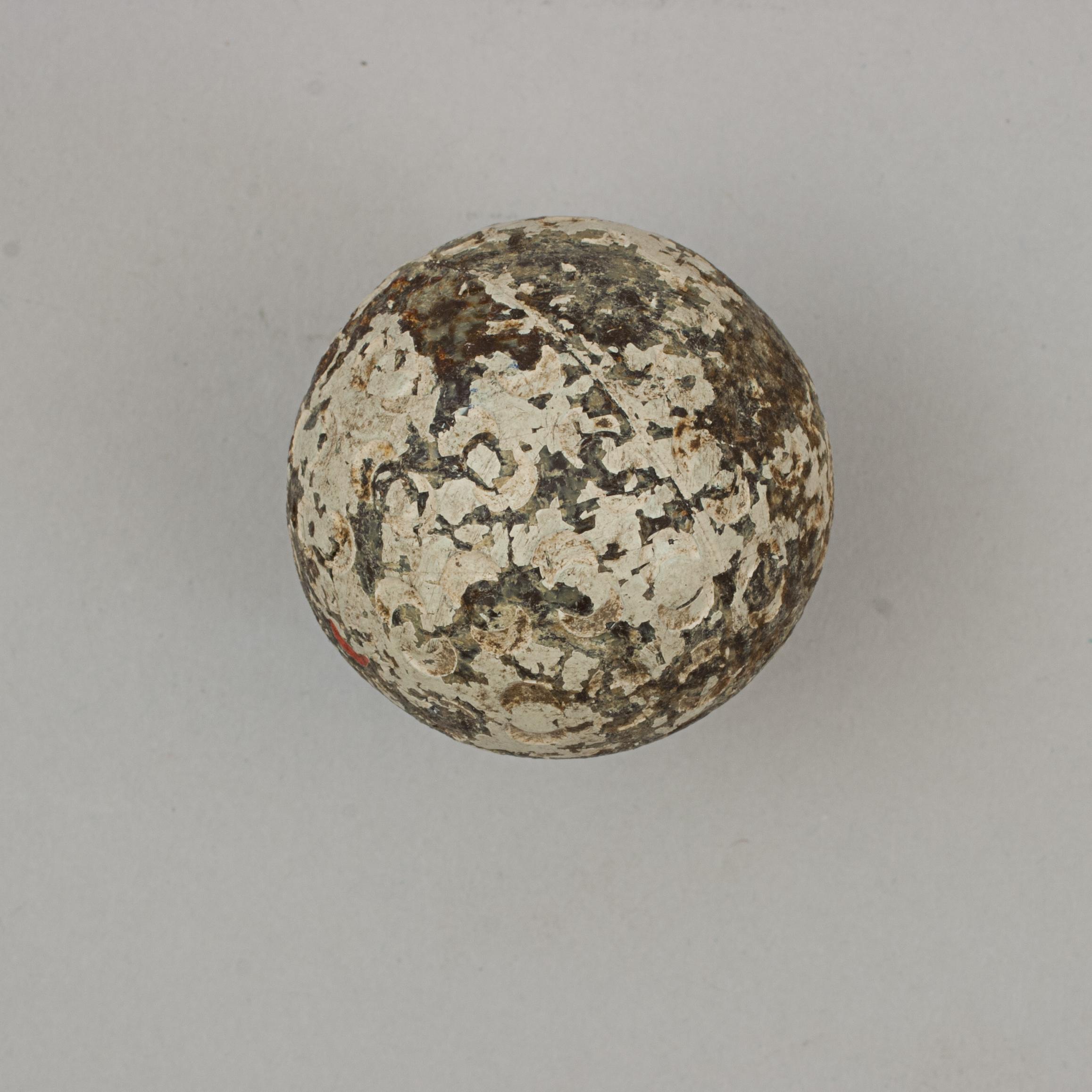 Antiker Bogen- Colonel-Golfball im Angebot 2