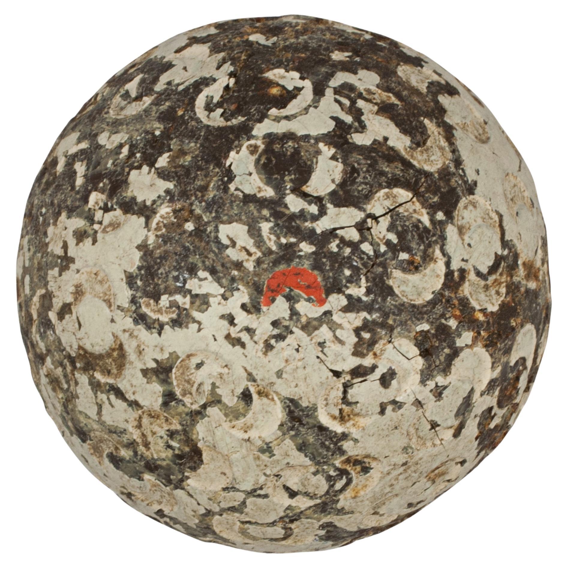 Ancienne balle de golf colonel arqué