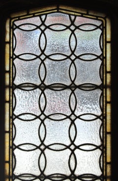 Antique Arched Church Window 20" x 46"