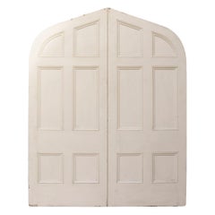 Antique Arched Doors with Architrave Surround
