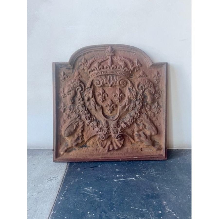 Antique Arched Fireback, FA-0076 In Fair Condition For Sale In Scottsdale, AZ