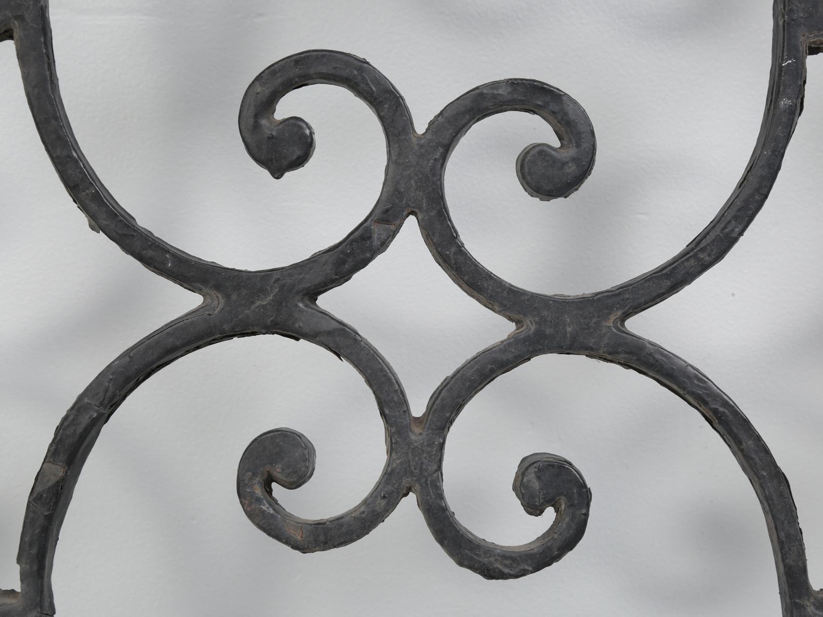 Antique Arched Iron Door, Perfect for a Wine Room or Garden Entrance 3
