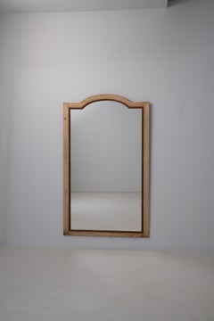 Antique Arched Mirror, Wood and Glass, French Design, 1910-1919