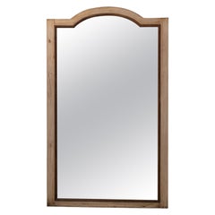 Miroir ancien en forme d'arc, en bois et en verre, de style français, 1910-1919