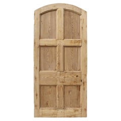 Antique Arched Pine Door