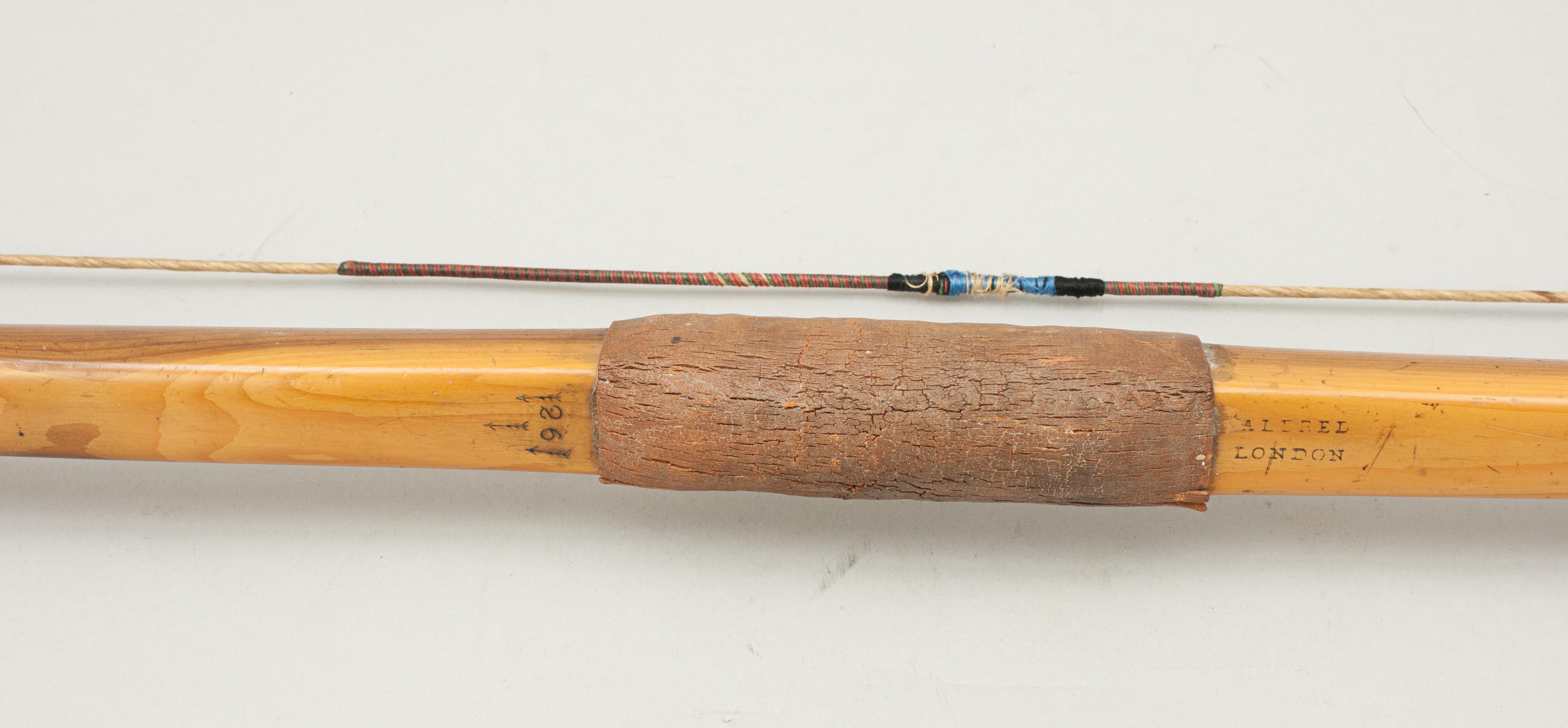 Antique Archery Longbow in Yew Wood by Thomas Aldred 2