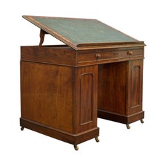 Antique Architects Desk, Adjustable, Georgian, Mahogany, Draughtsman, circa 1810