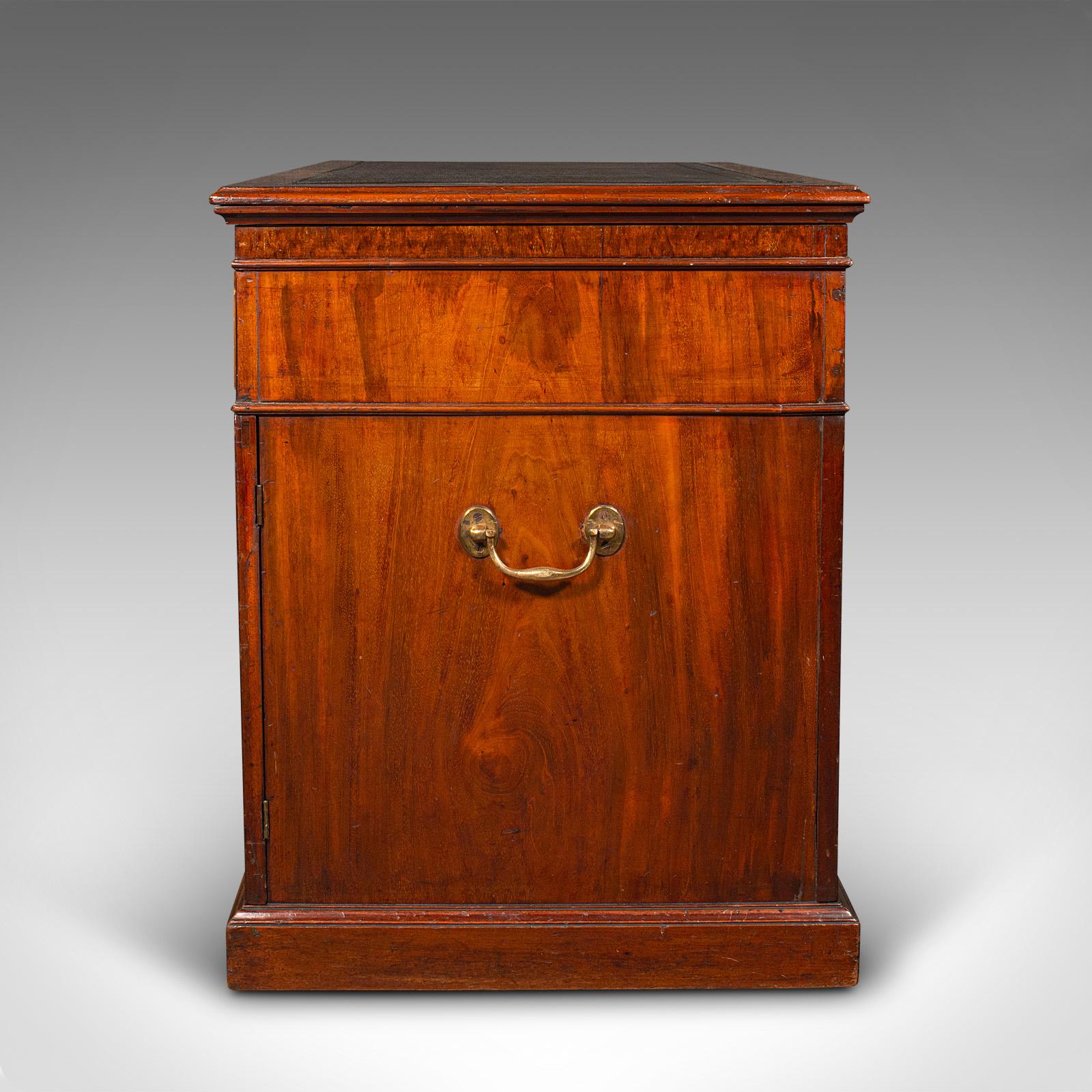 Antique Architect's Desk, English, Adjustable, Draughtsman, Pedestal, Georgian For Sale 1