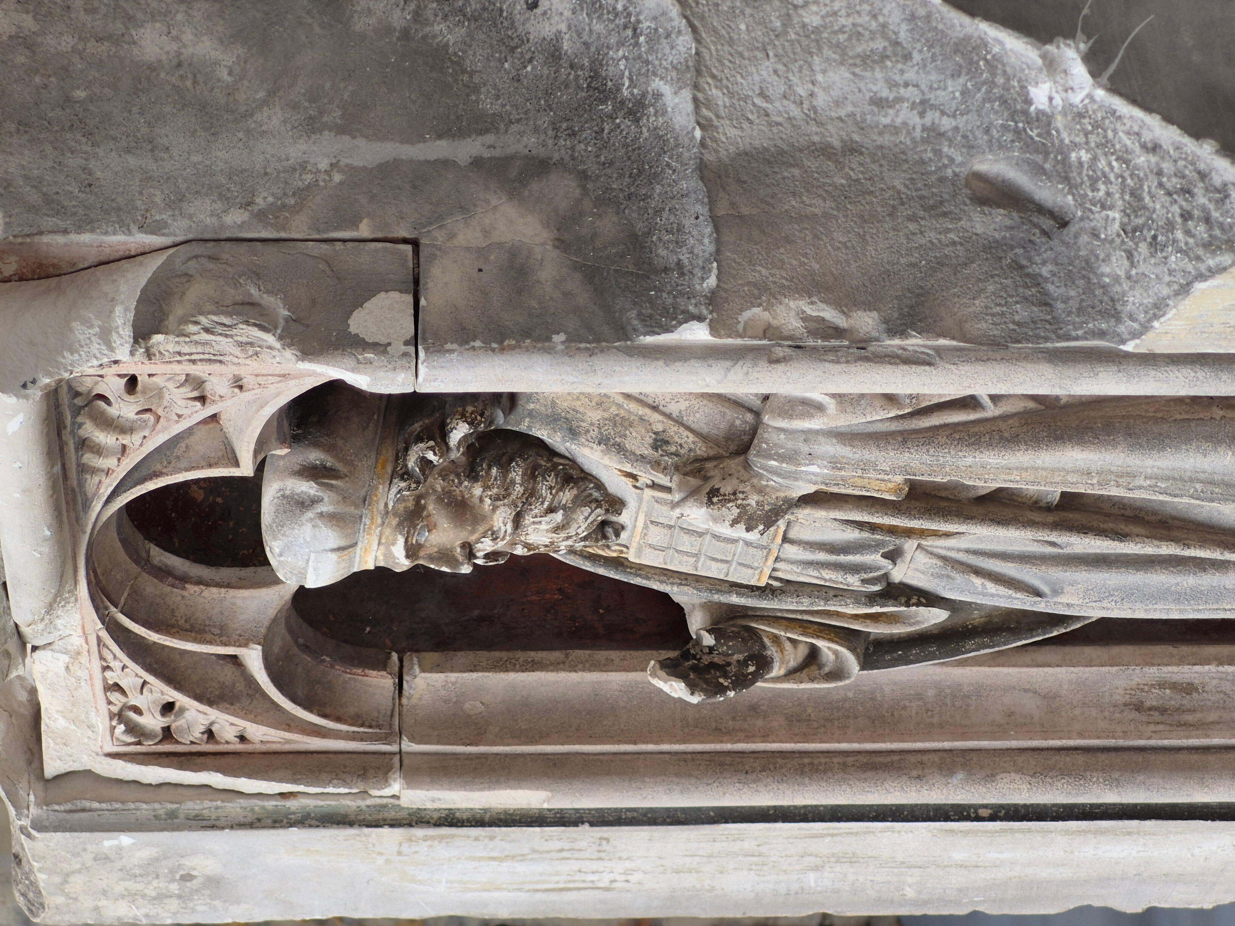 Antique Architectural Alcove Of Aaron In Good Condition For Sale In Haaltert, BE
