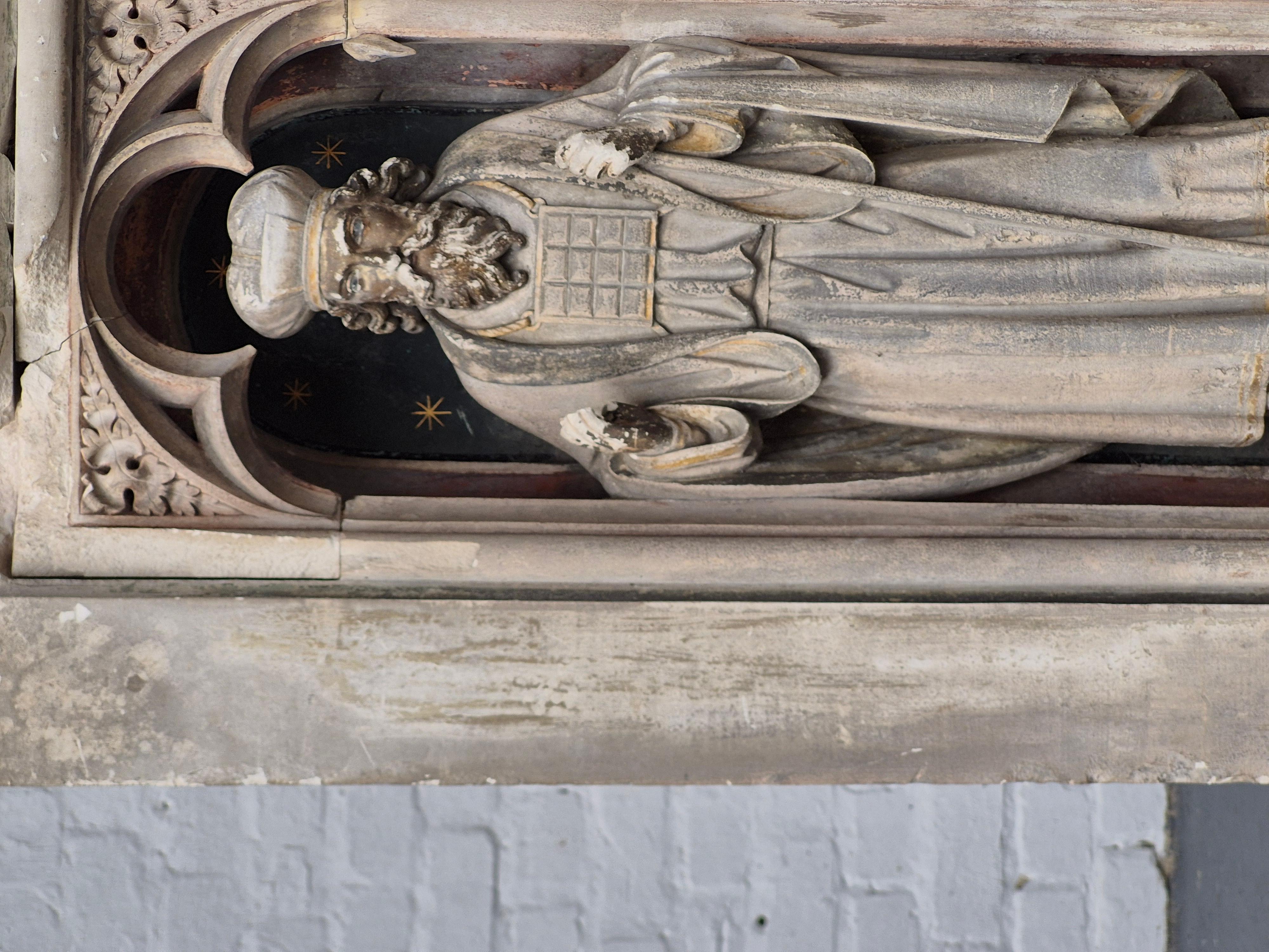 19th Century Antique Architectural Alcove Of Aaron For Sale