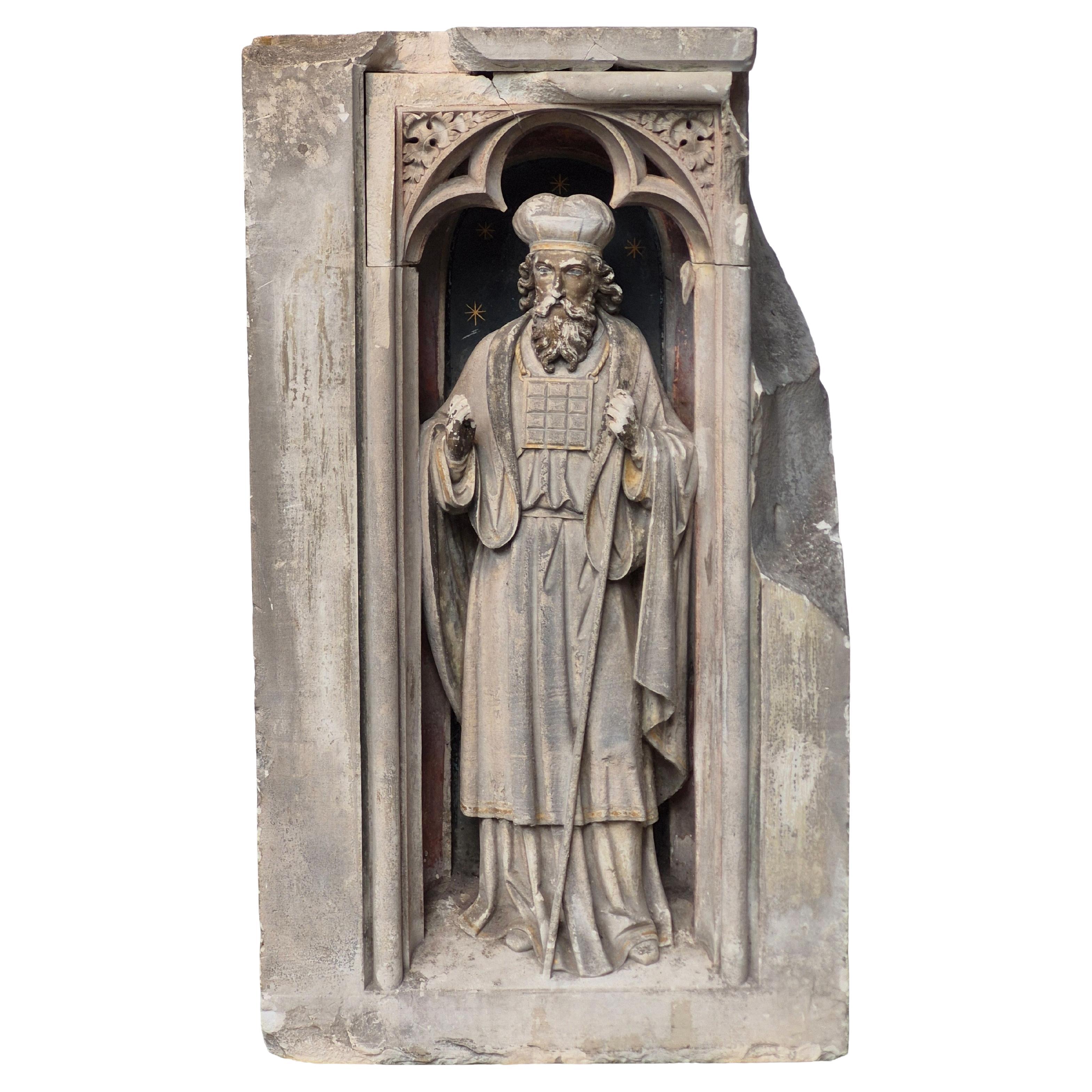 Antique Architectural Alcove Of Aaron For Sale