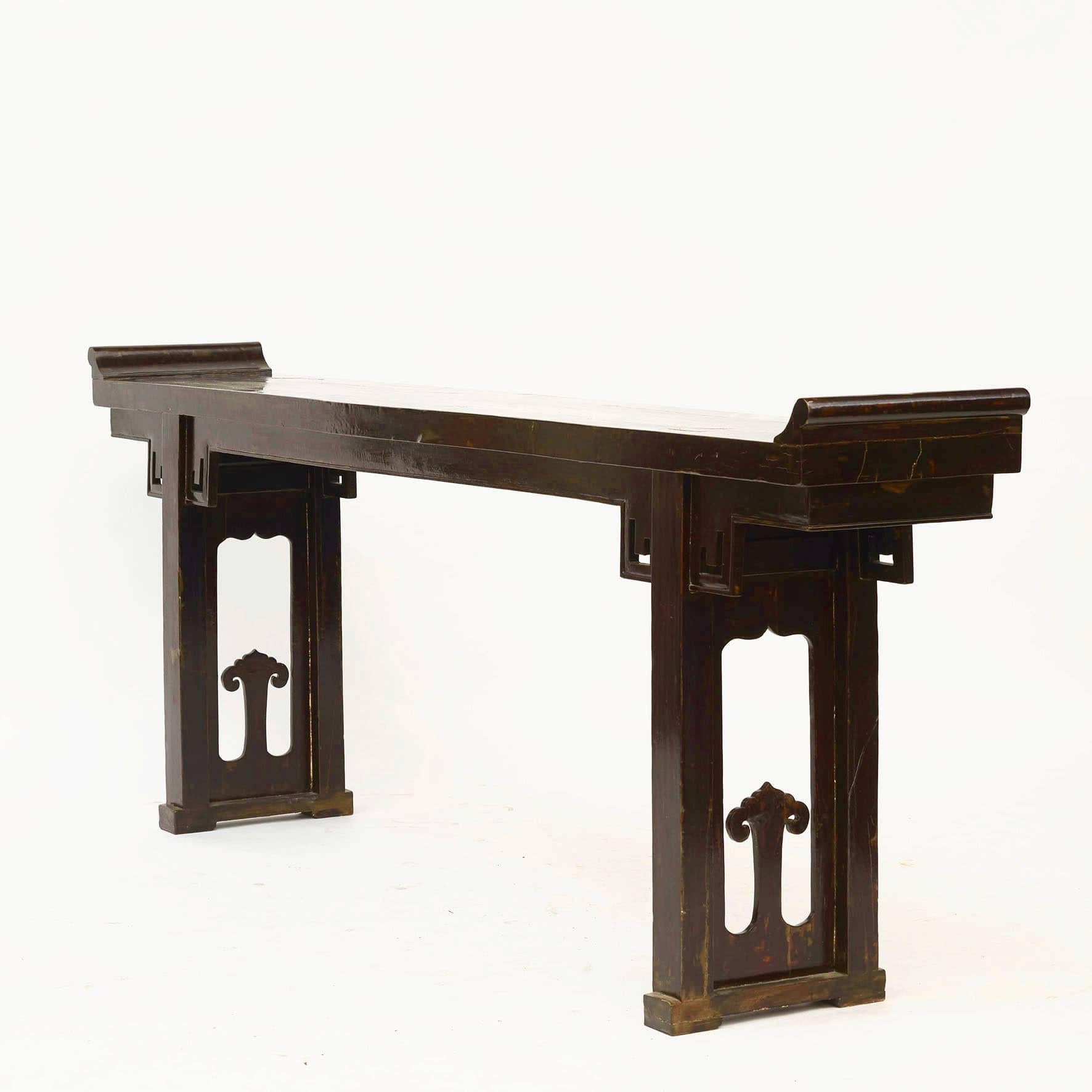 Chinese Antique Architectural / Alter Console Table, c 1800