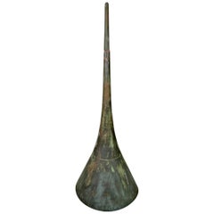 Antique Architectural Copper Roof Finial, Spire