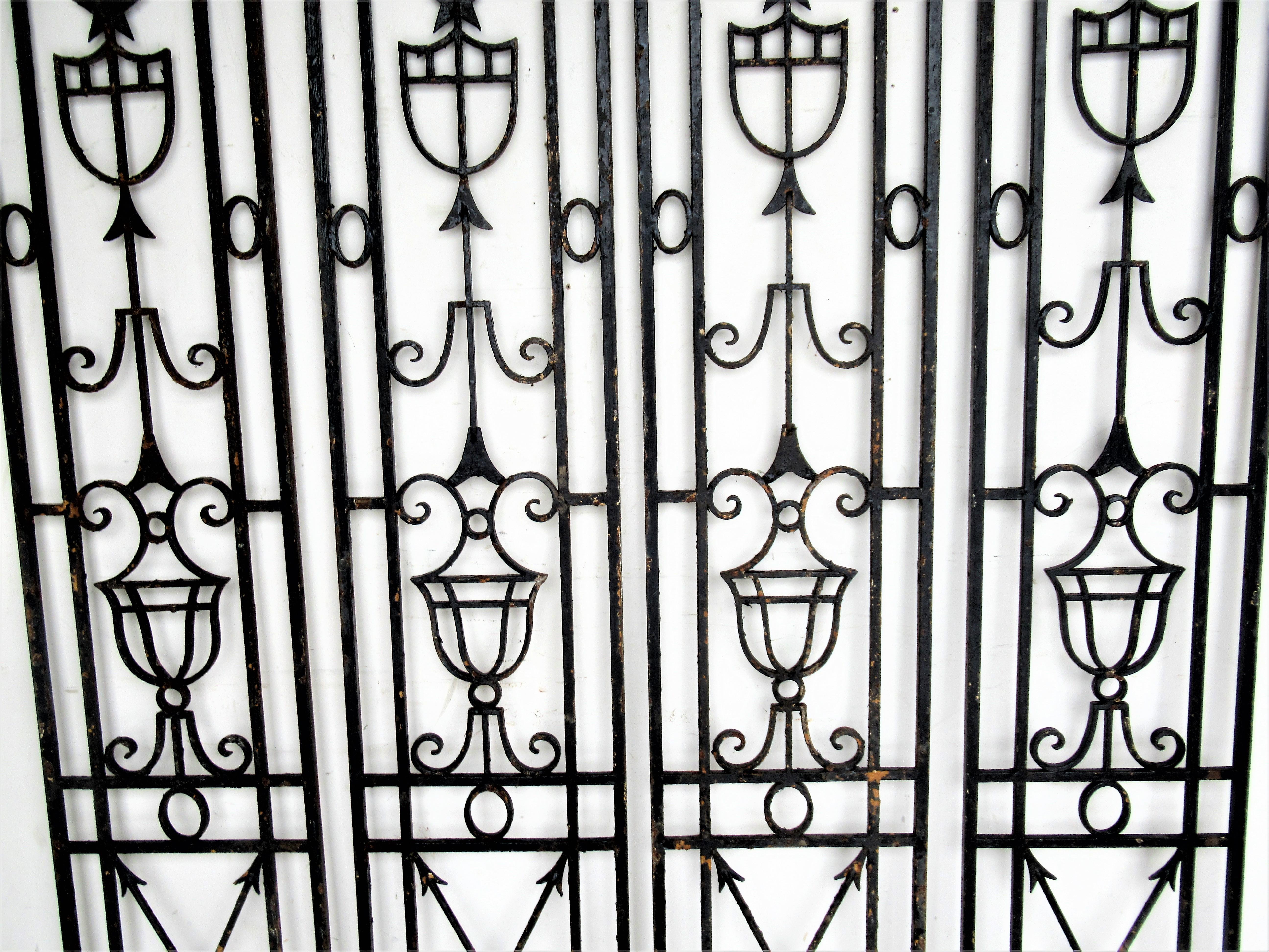  Neoclassical Architectural Iron Panels 1