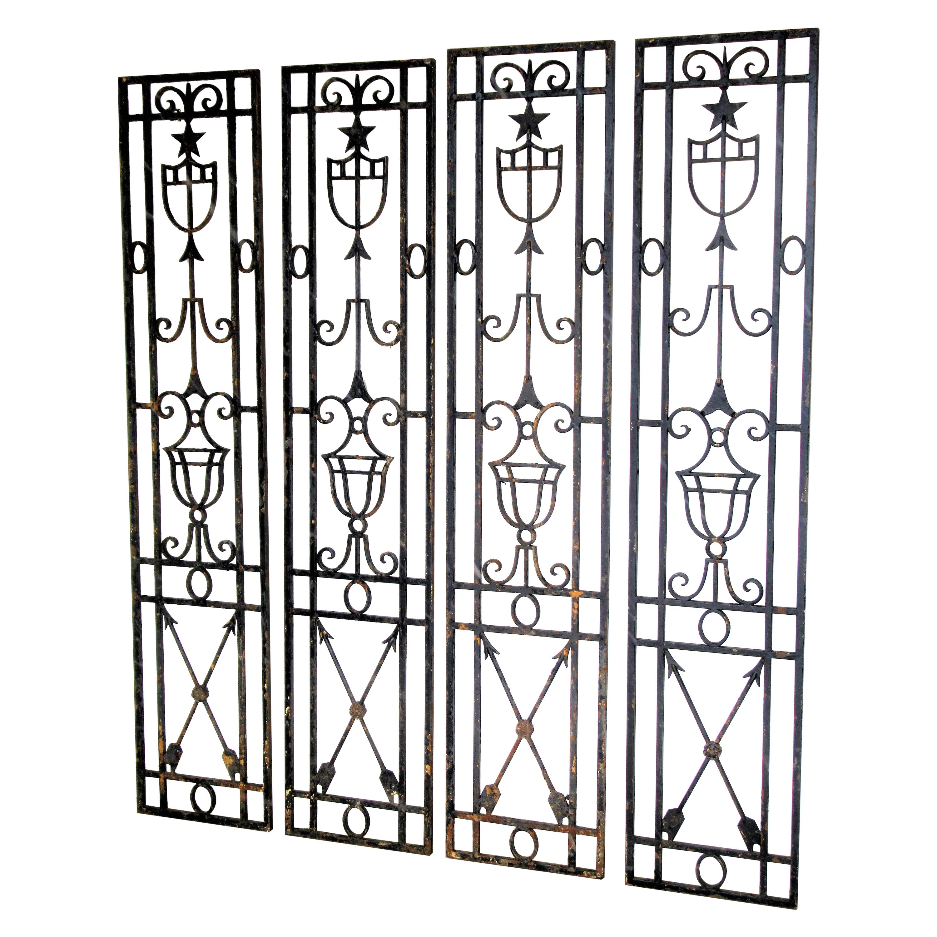  Neoclassical Architectural Iron Panels