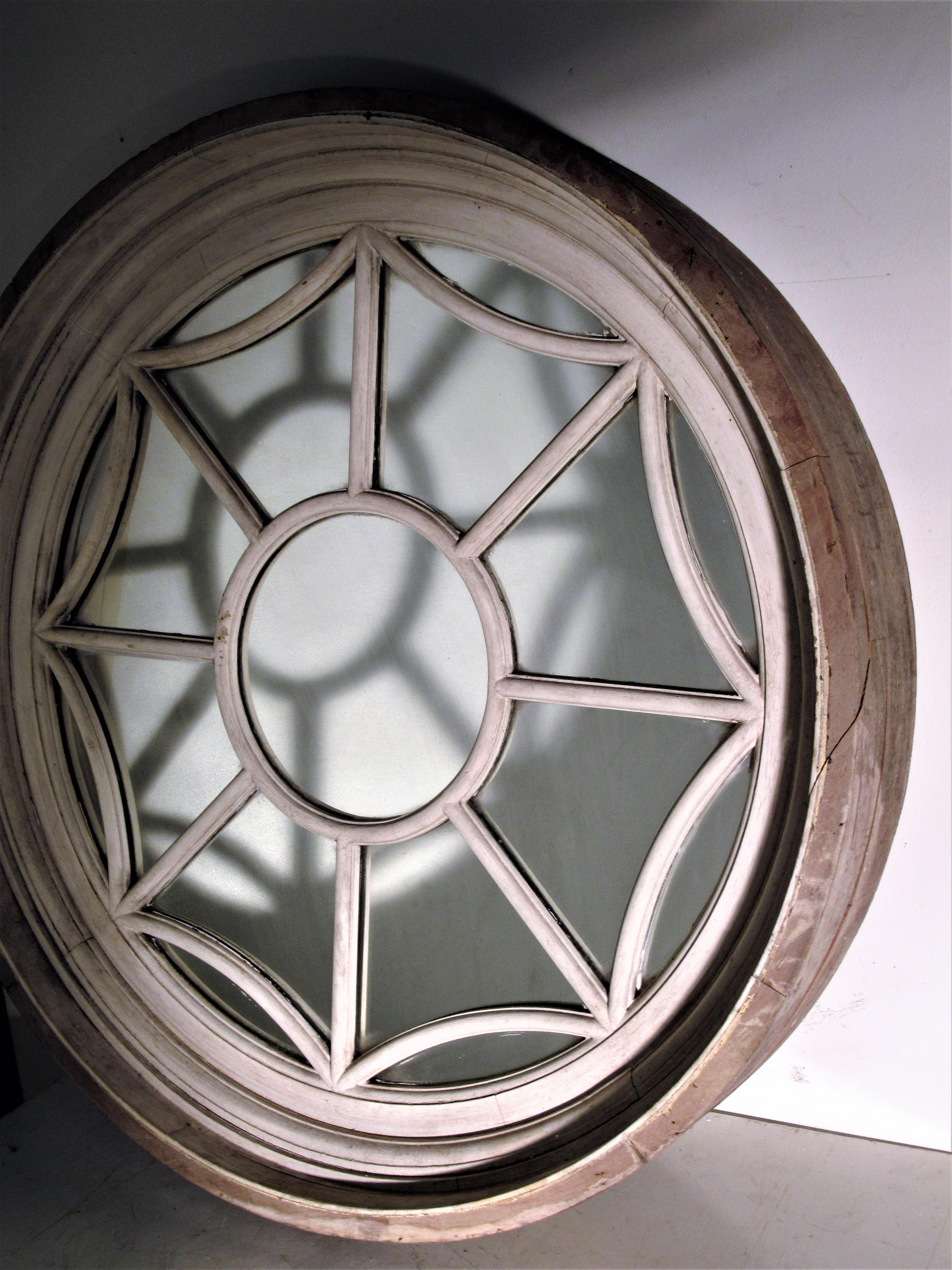 antique round window