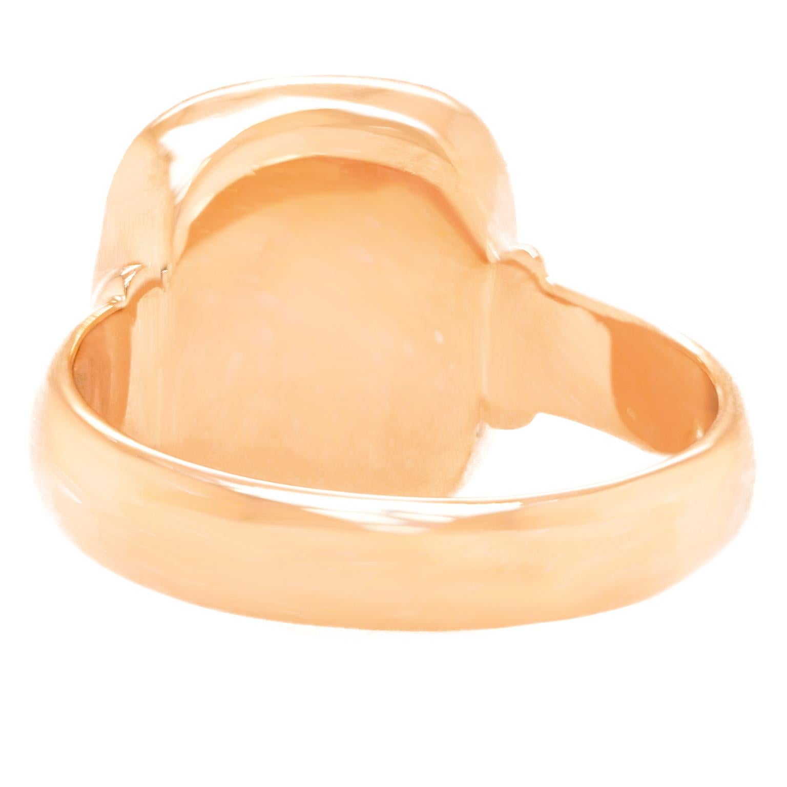 Women's or Men's Antique Architectural Revival Signet Ring