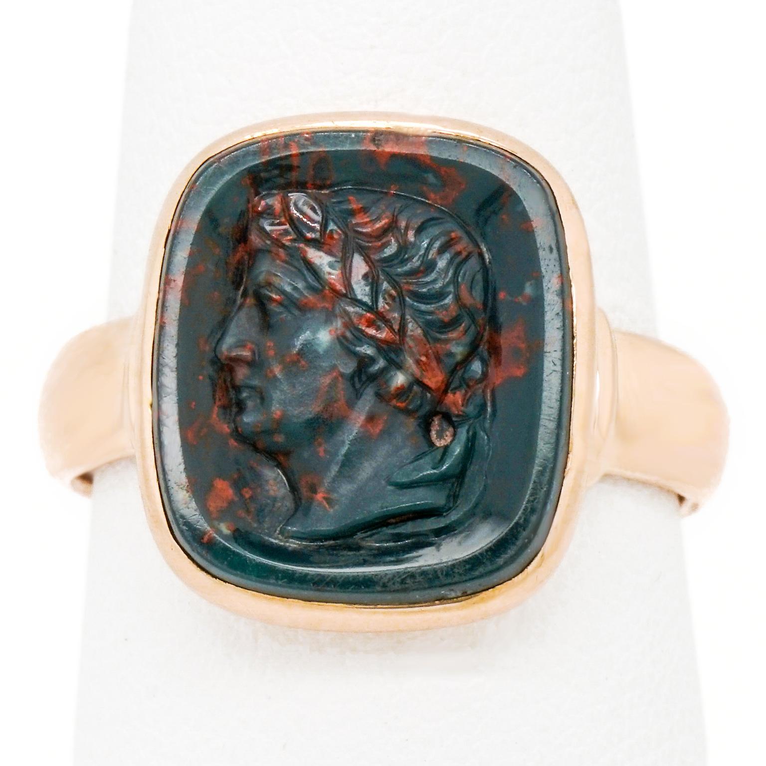 Antique Architectural Revival Signet Ring 2