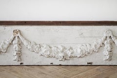 Antique Architectural Salvage Wood with Rose Swags