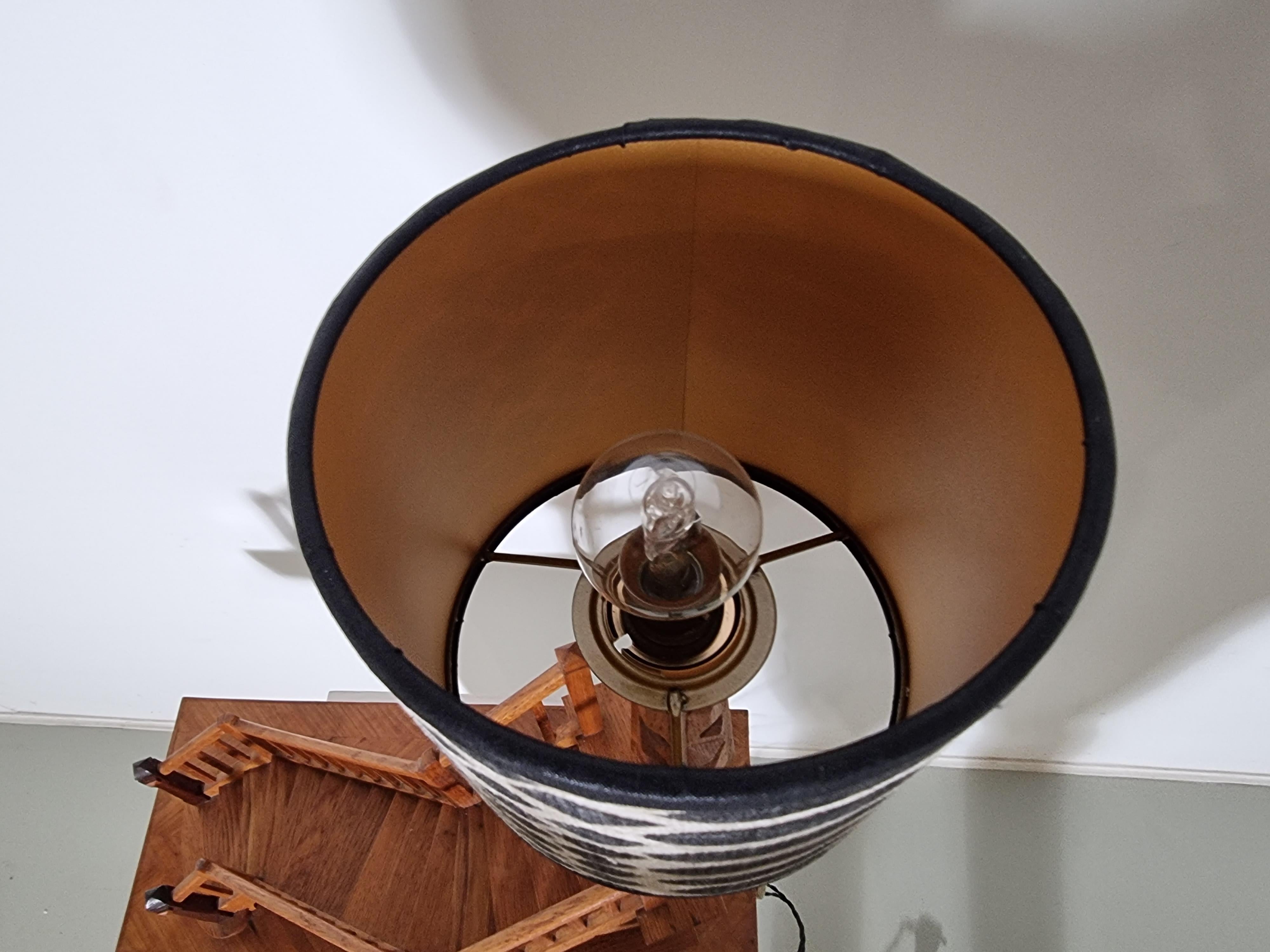 Antike architektonische Treppenlampe als Modell, Frankreich, 1930er Jahre im Angebot 9