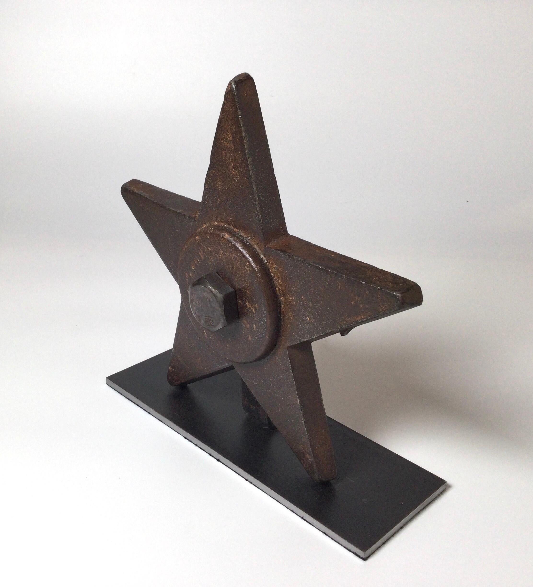 American Antique Architectural Wall Building Anchor Star 19th Century For Sale