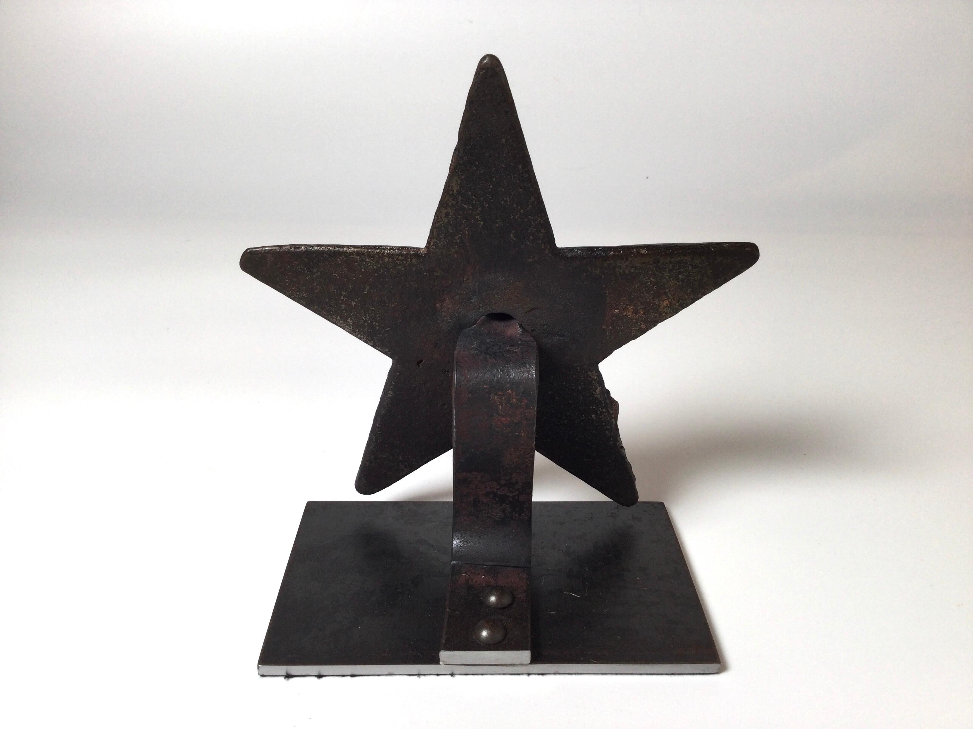 Antique Architectural Wall Building Anchor Star 19th Century In Good Condition For Sale In Lambertville, NJ