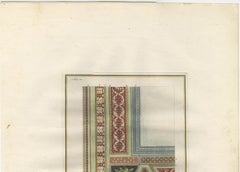 Antique Architecture Print of Ornaments 'Tav. IV' by Albertolli
