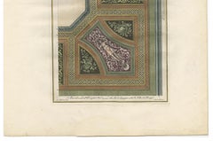 Antique Architecture Print of Ornaments 'Tav. XI' by Albertolli