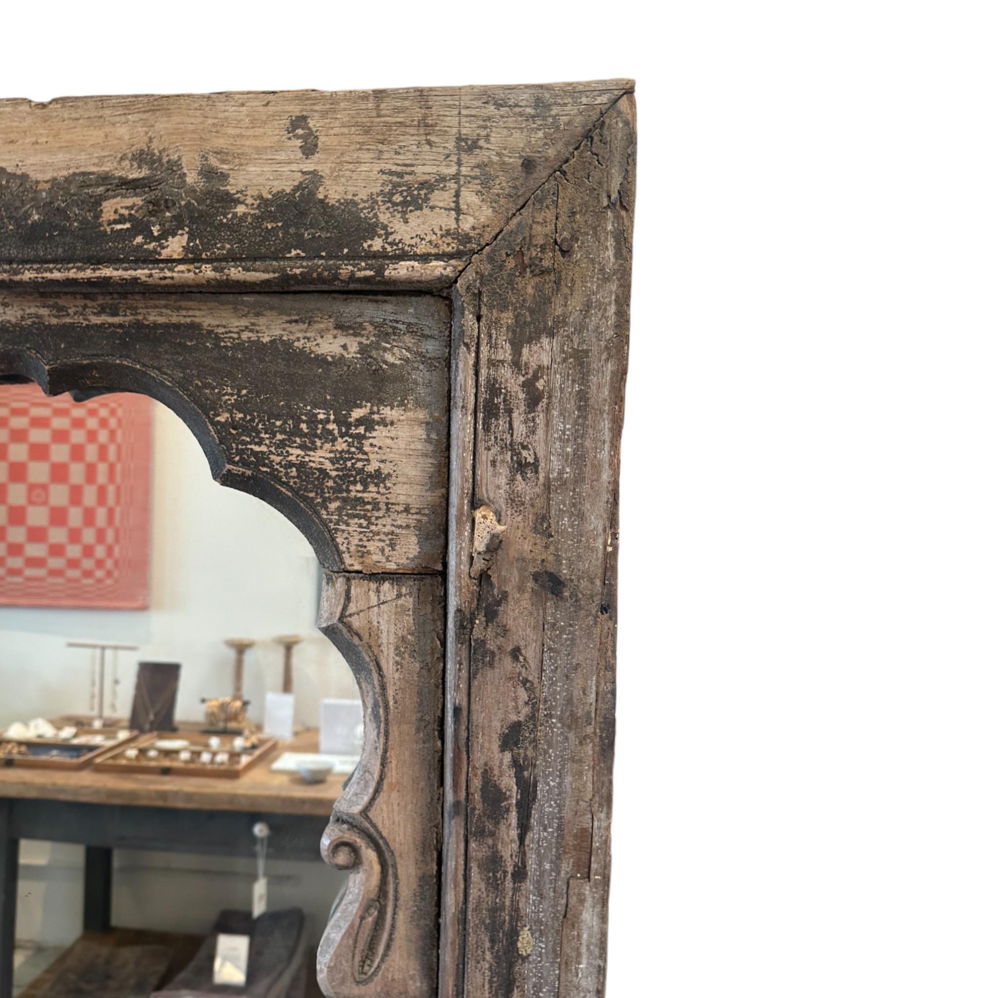 20th Century Antique Archway Mirror For Sale