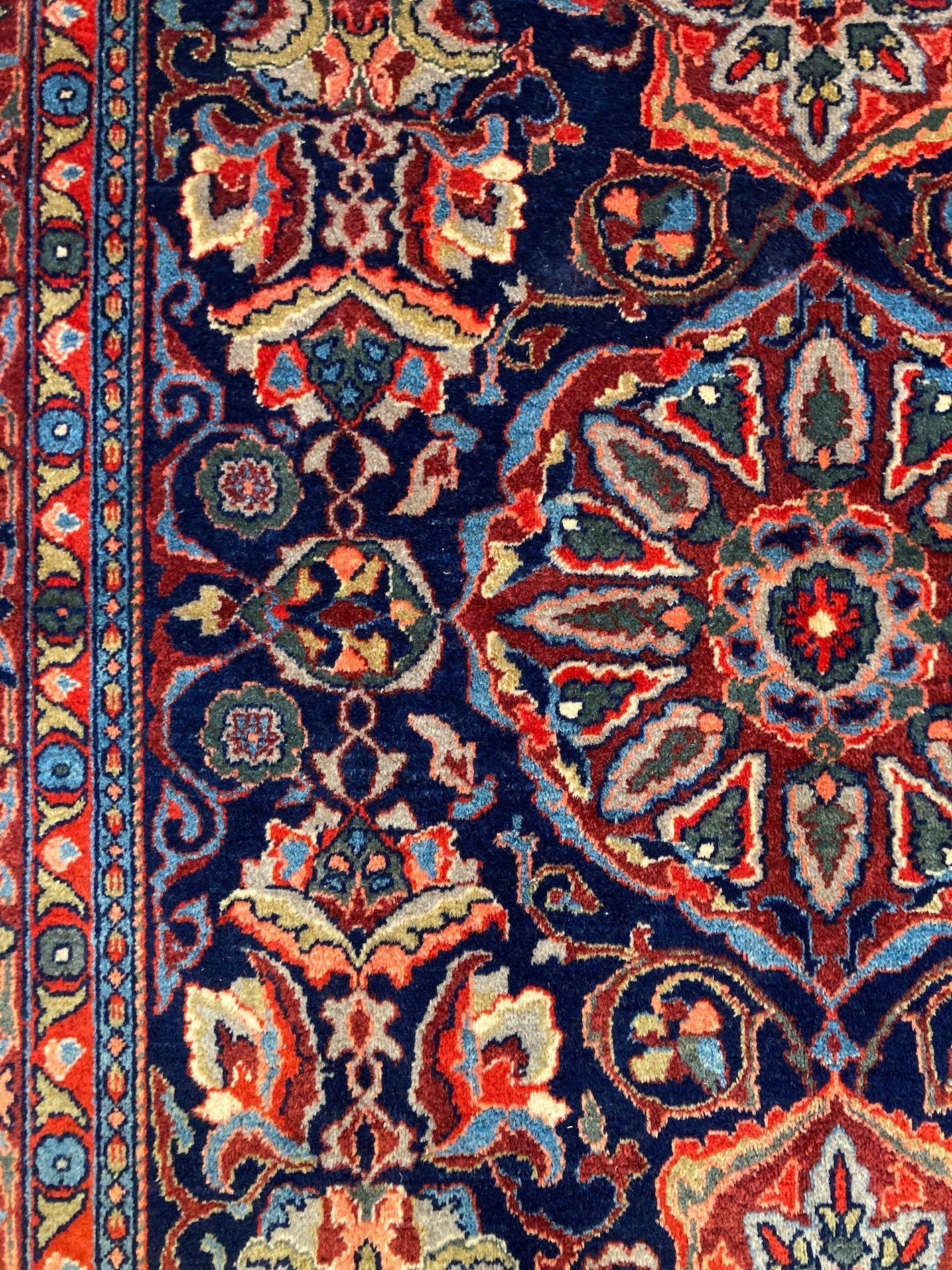 Tapis Ardebil ancien 2,05 m x 1,38 m en vente 6