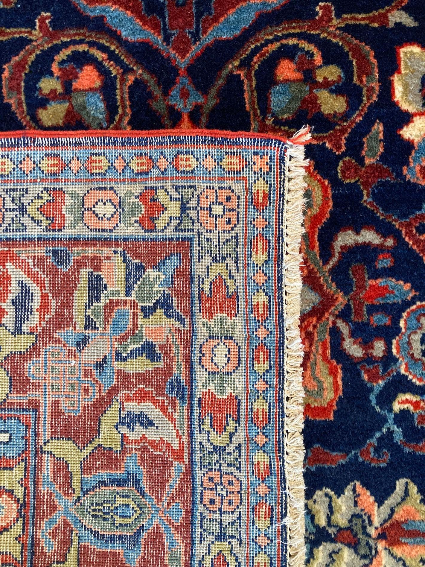 Tapis Ardebil ancien 2,05 m x 1,38 m en vente 8