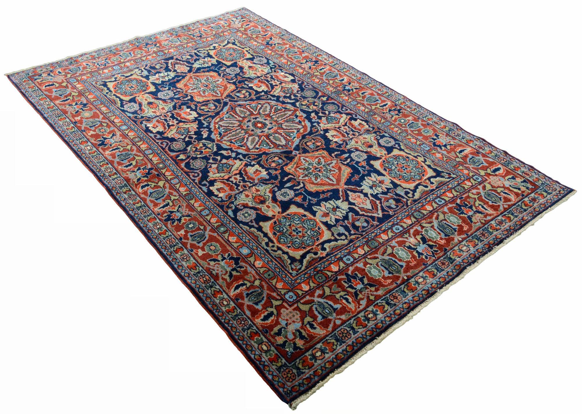 Early 20th Century Antique Ardebil Rug For Sale