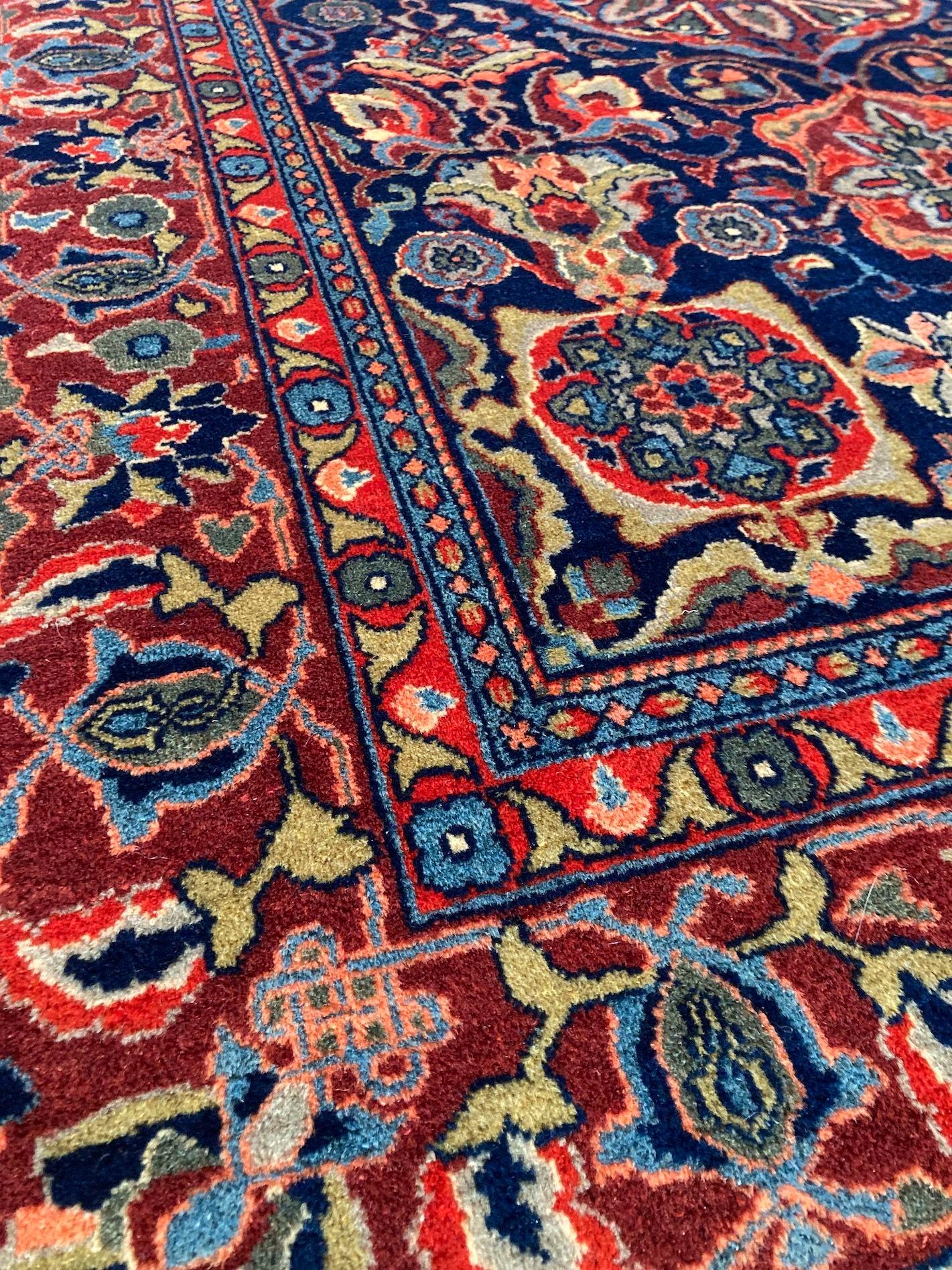 Tapis Ardebil ancien 2,05 m x 1,38 m en vente 2