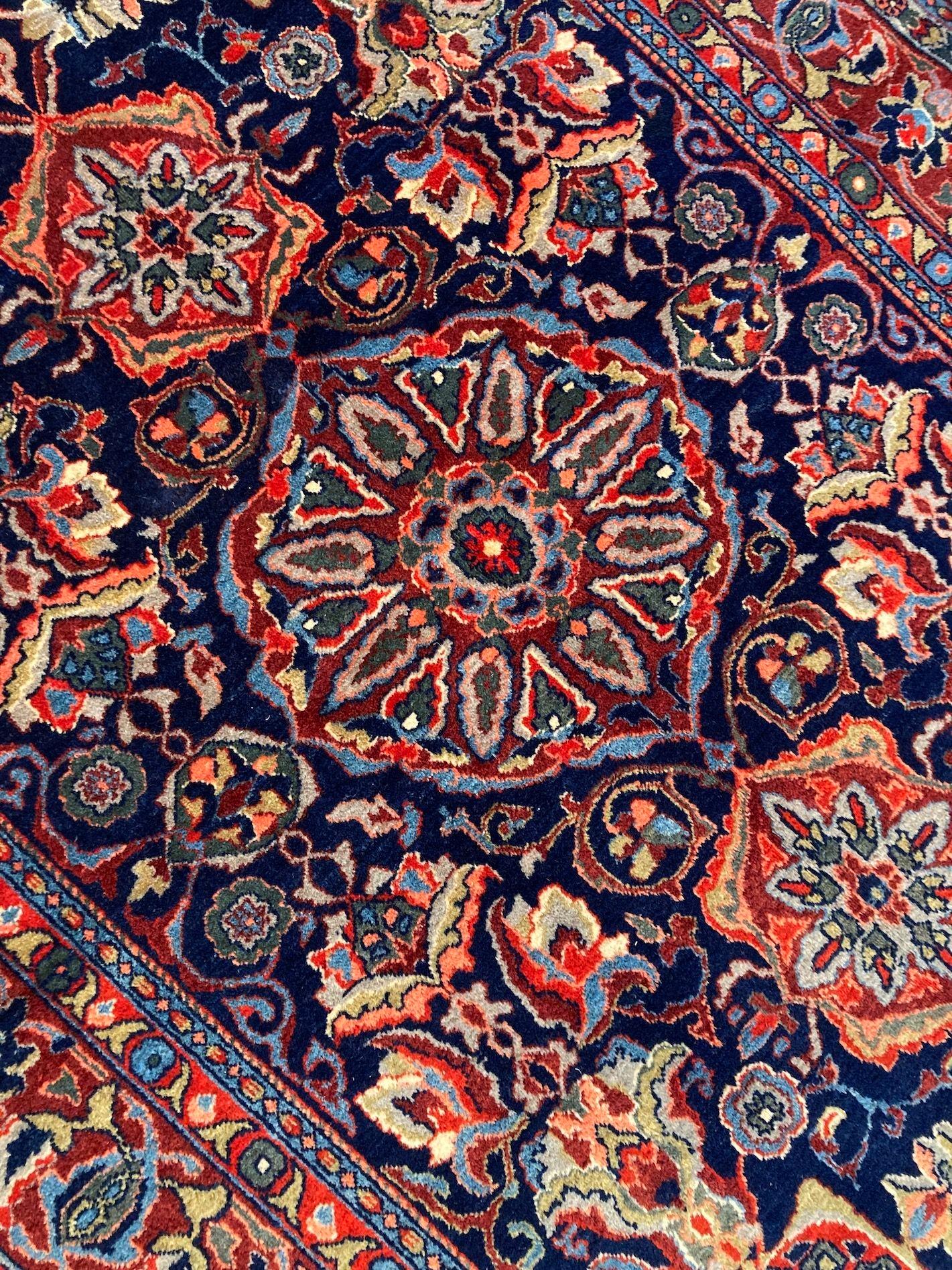 Tapis Ardebil ancien 2,05 m x 1,38 m en vente 4